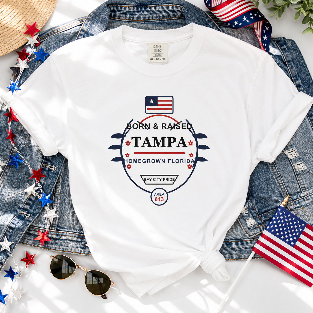 Tampa Born & Raised Shirt product photo