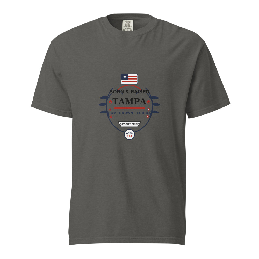 Tampa Born & Raised shirt Pepper