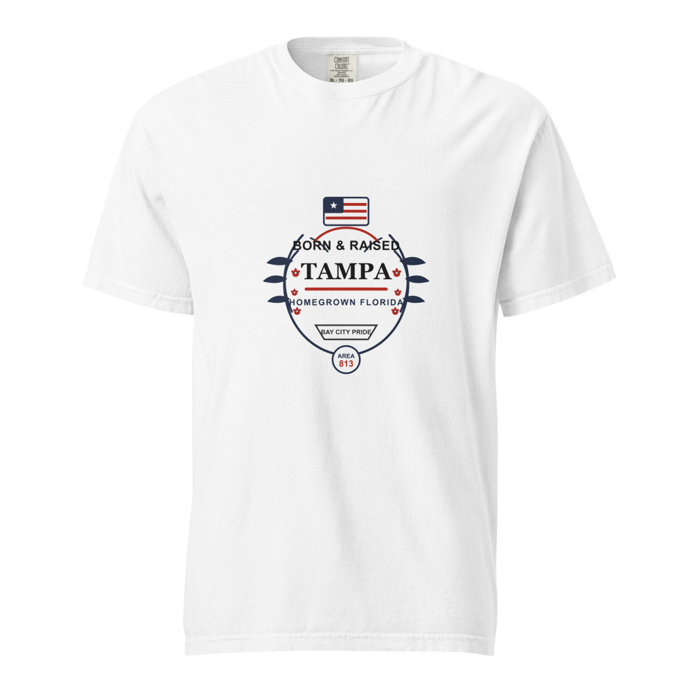 Tampa Born & Raised shirt White