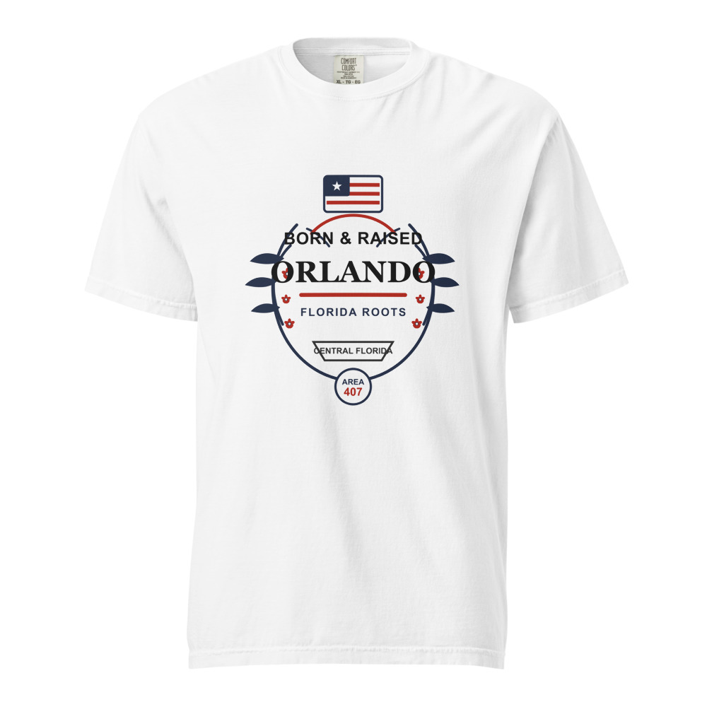 Orlando Born & Raised Shirt mockup