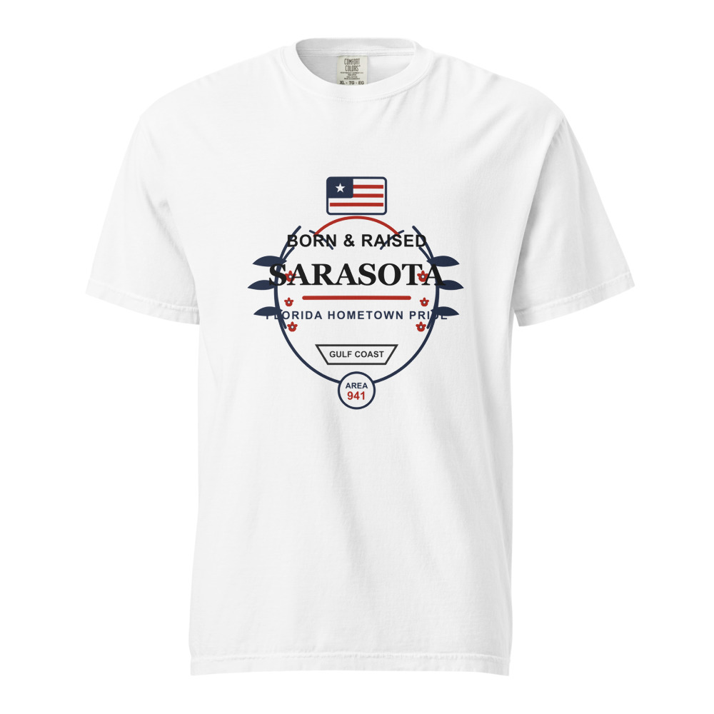 Sarasota Born & Raised Shirt product photo