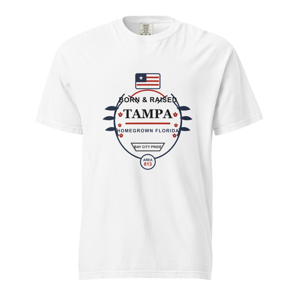 Tampa Born & Raised Shirt mockup